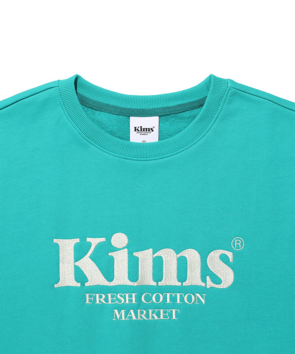 킴스 프레시 코튼 마켓(KIMS FRESH COTTON MARKET) Kims Bam Logo Sweatshirt Mint
