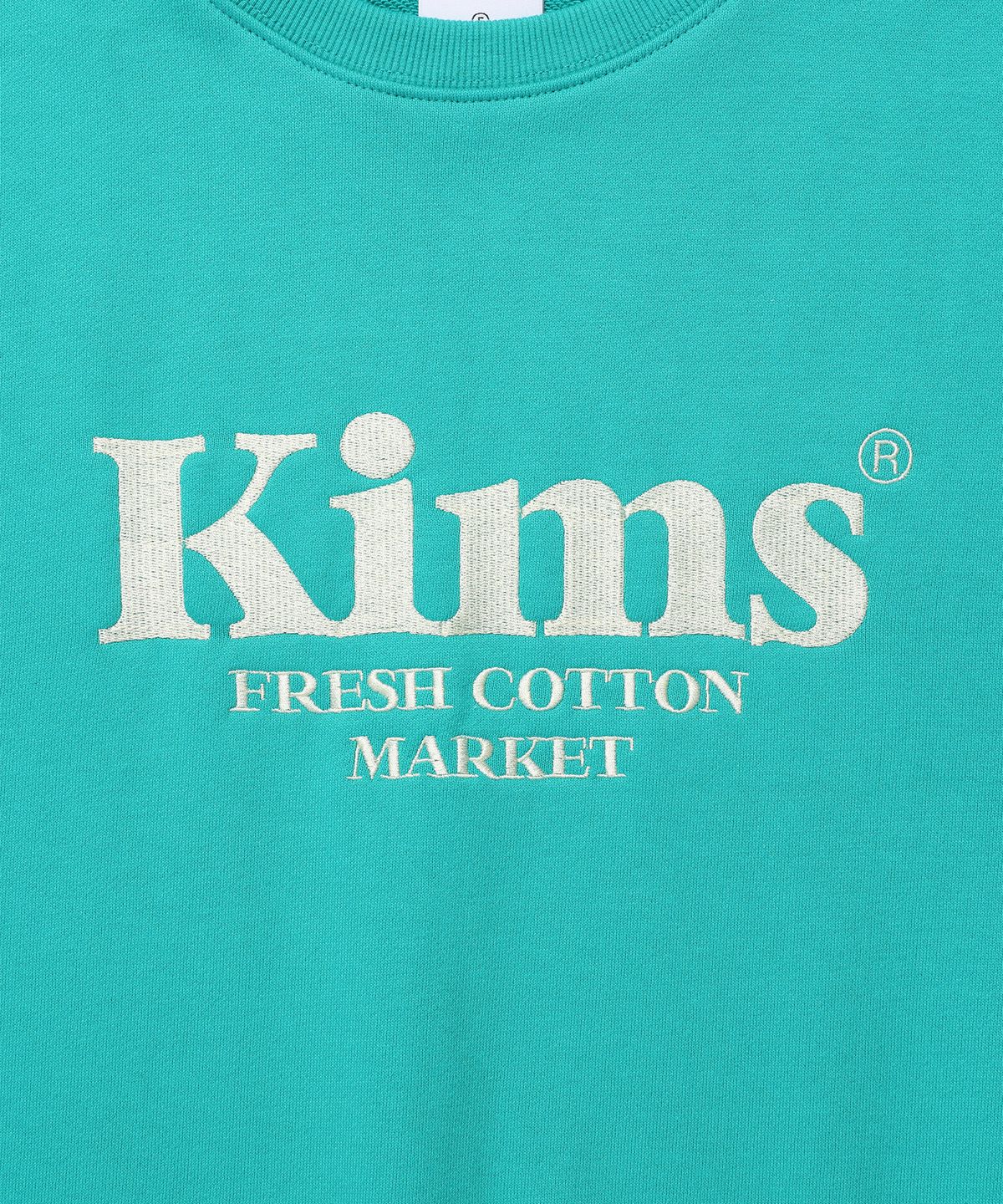 킴스 프레시 코튼 마켓(KIMS FRESH COTTON MARKET) Kims Bam Logo Sweatshirt Mint