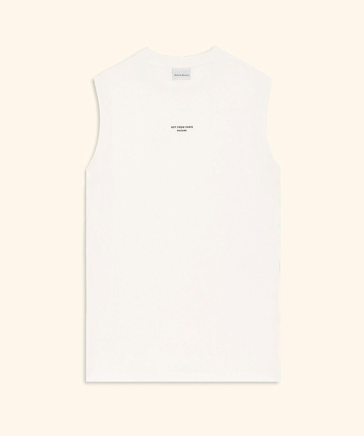 드롤드무슈(DROLE DE MONSIEUR) Sport Slogan T-shirt D0TFA26001WHM