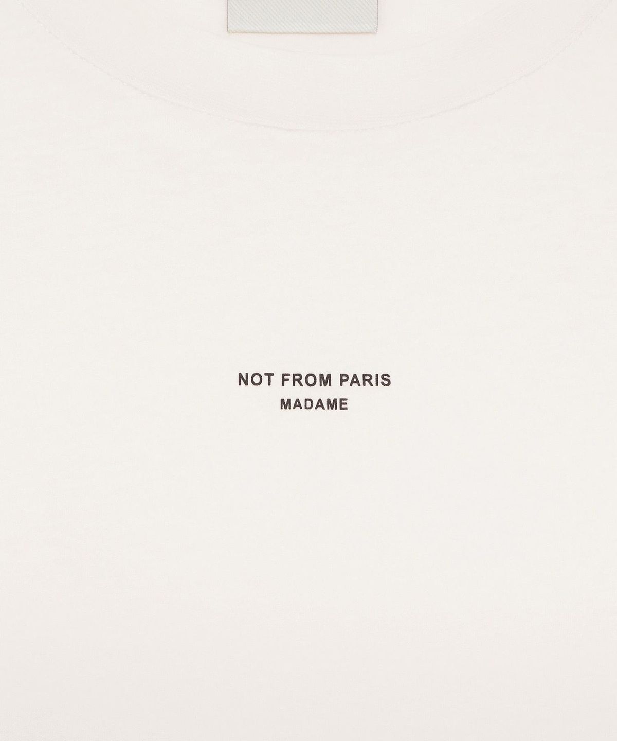 드롤드무슈(DROLE DE MONSIEUR) Sport Slogan T-shirt D0TFA26001WHM