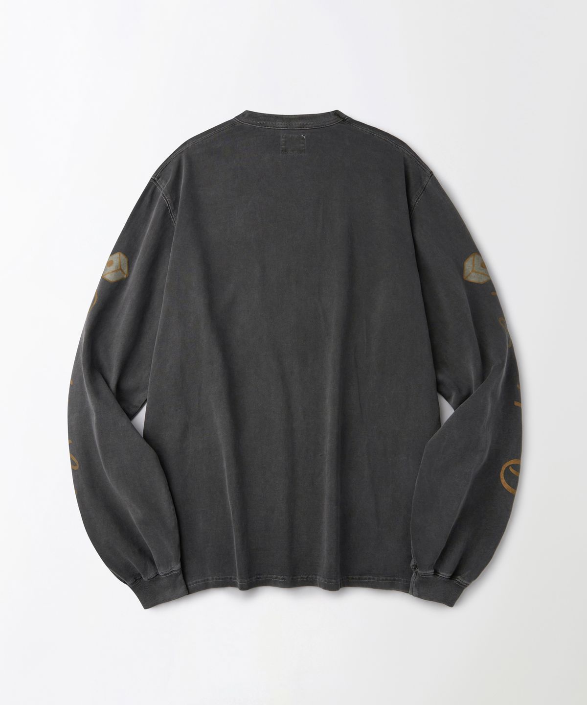 아웃스탠딩(OUTSTANDING) MIL SERIES LONG SLEEVE(BOMBING CAT)_PIGMENT CHARCOAL