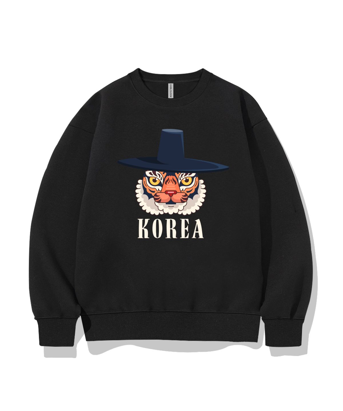 엠블룩(AMBLELOOK) 레귤러 스웨트셔츠 Tiger Korea (3color)