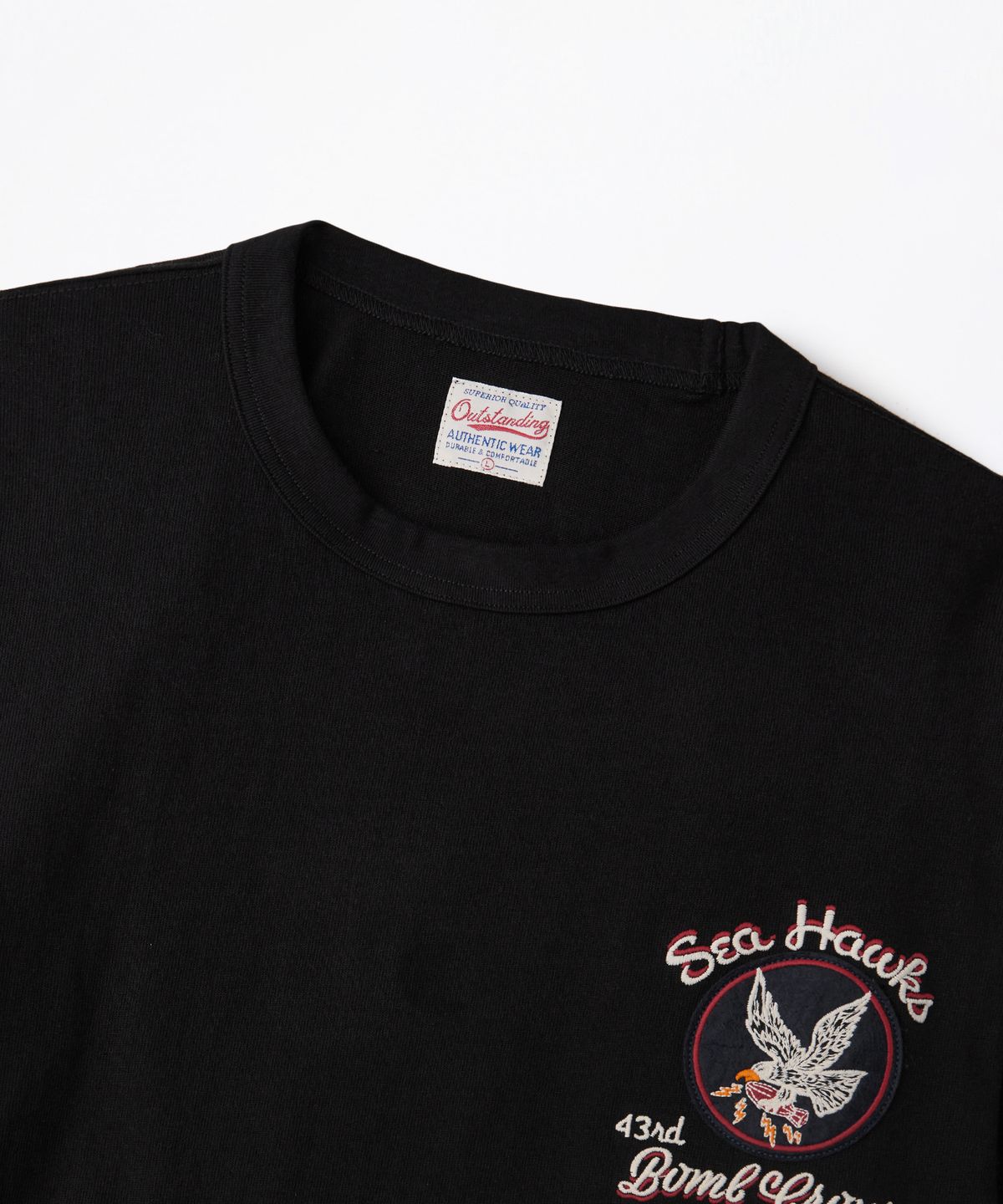 아웃스탠딩(OUTSTANDING) MIL SERIES LONG SLEEVE(BOMB GROUP)_BLACK
