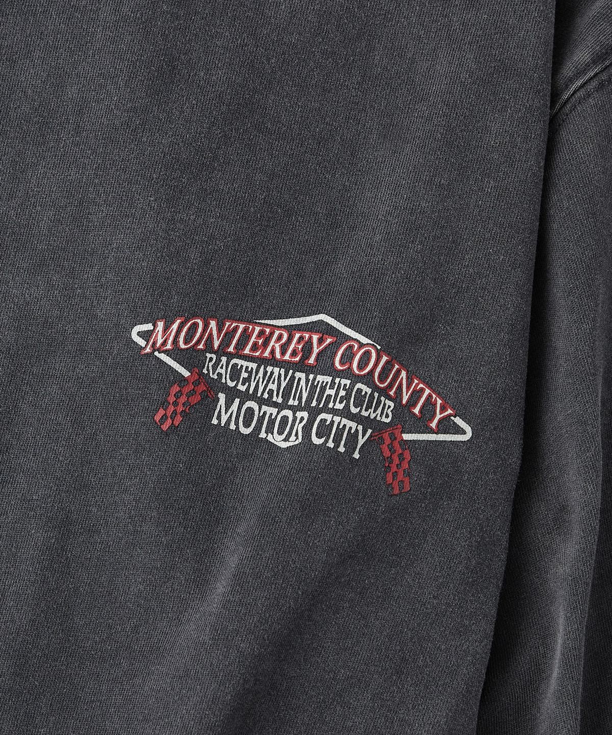 아웃스탠딩(OUTSTANDING) MOT SERIES LONG SLEEVE(RACEWAY)_VINTAGE CHARCOAL