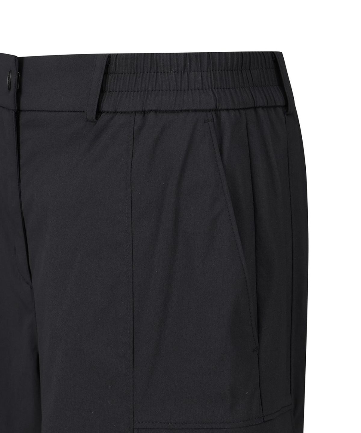 디스커버리 익스페디션(DISCOVERY EXPEDITION) 여성 세미와이드 카고팬츠 (BLACK)
