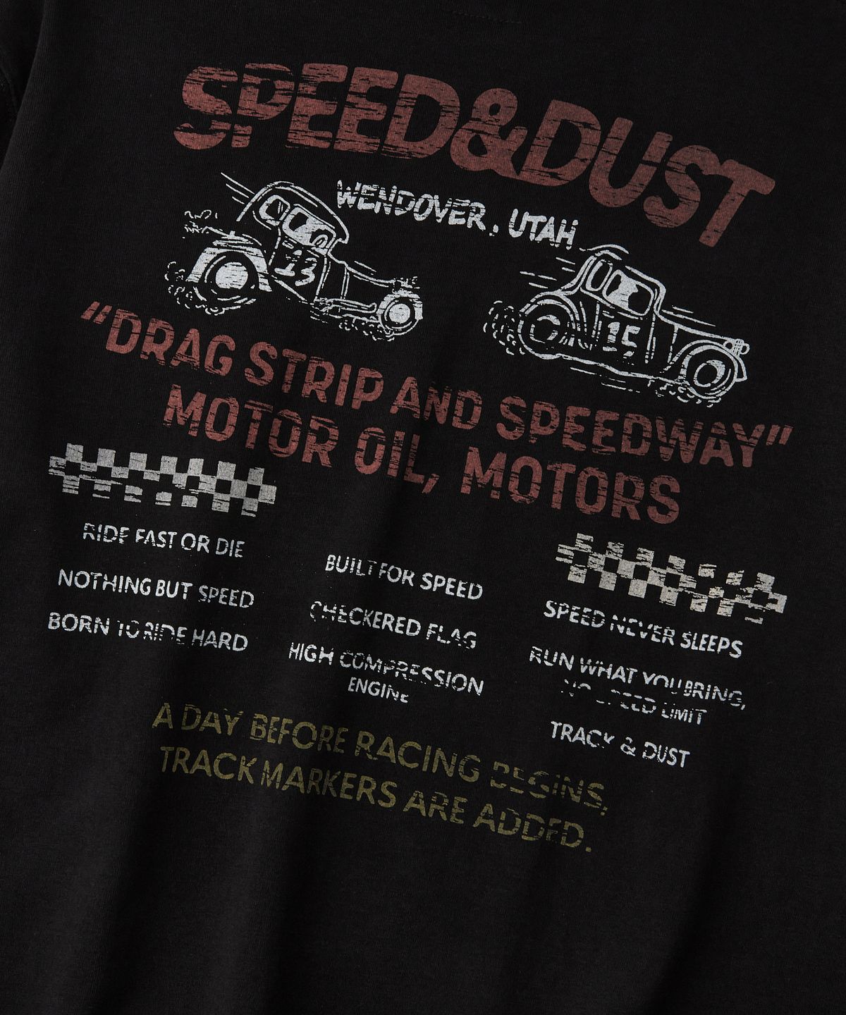 아웃스탠딩(OUTSTANDING) MOT SERIES LONG SLEEVE(SPEED DUST)_BLACK