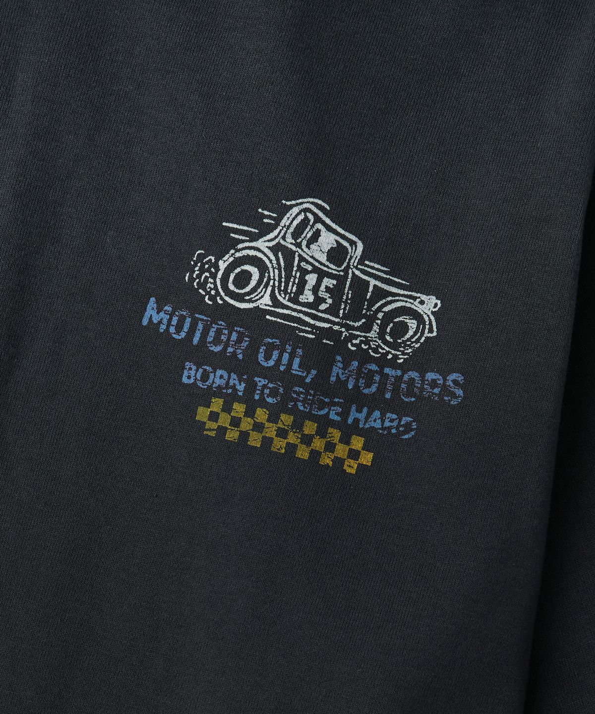 아웃스탠딩(OUTSTANDING) MOT SERIES LONG SLEEVE(SPEED DUST)_CHARCOAL