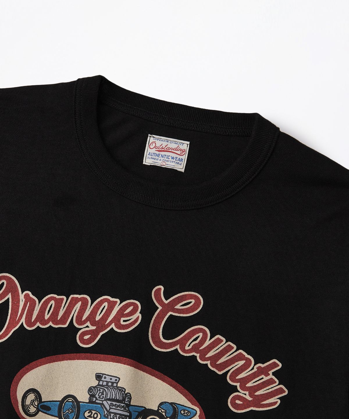 아웃스탠딩(OUTSTANDING) MOT SERIES LONG SLEEVE(ORANGE COUNTY)_BLACK