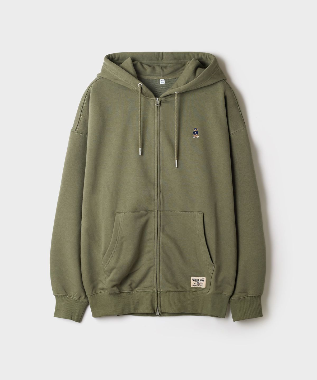 스파오(SPAO) (우디) 자수 후드 집업_SPMZG4TC61