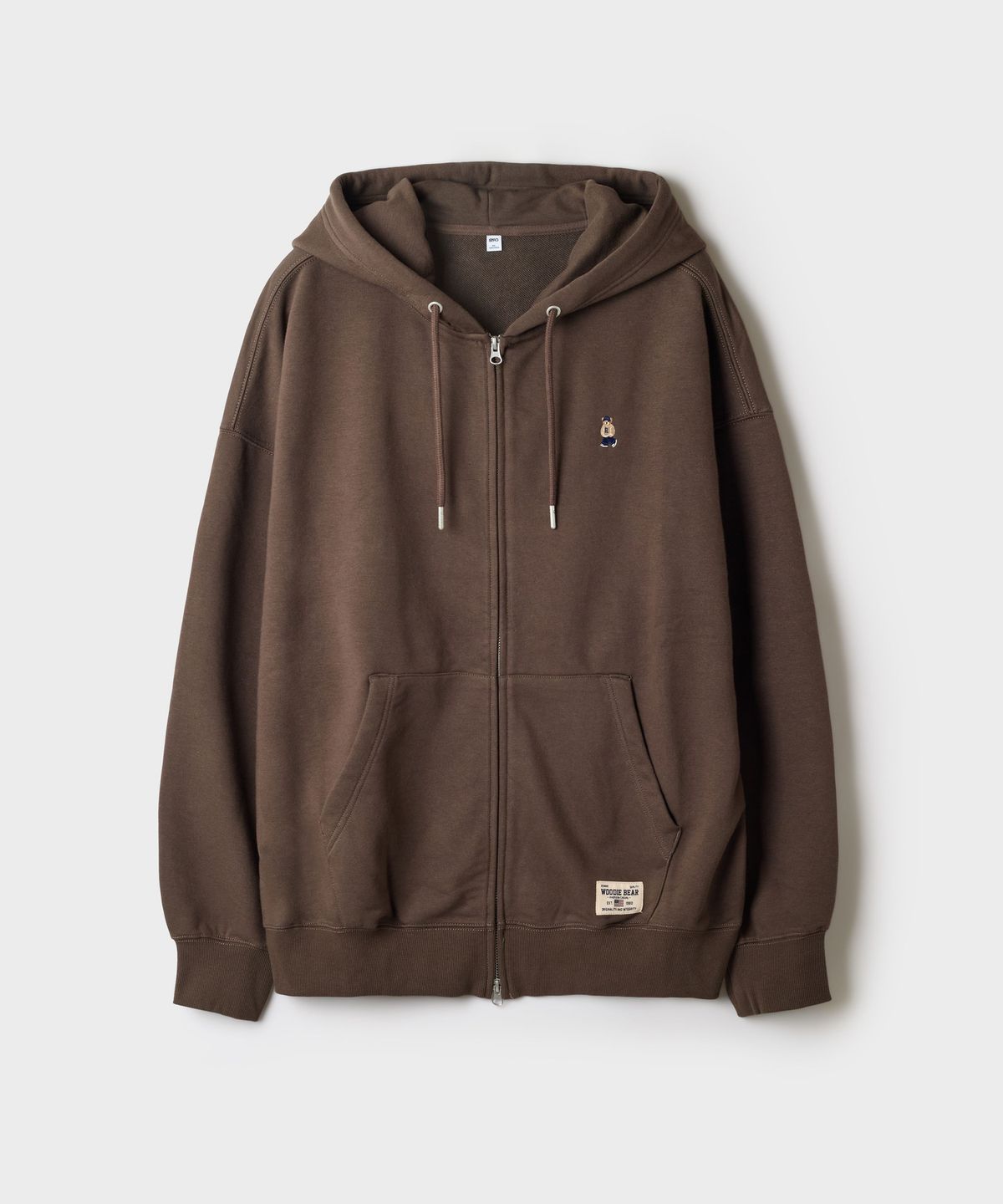 스파오(SPAO) (우디) 자수 후드 집업_SPMZG4TC61