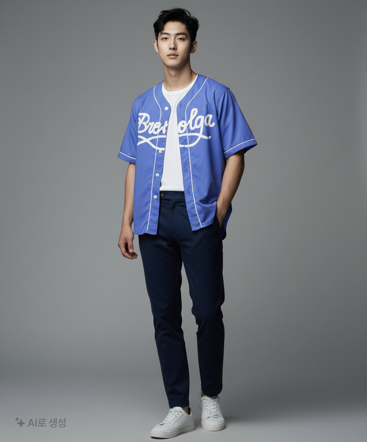 에이치앤엠(H&M) 야구 유니폼 상의 S