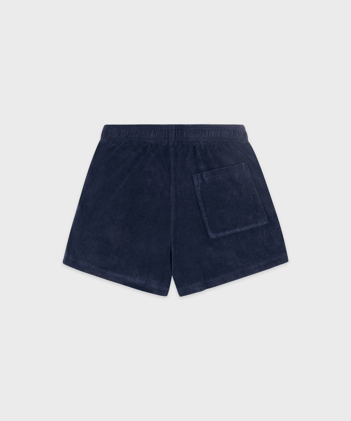 스포티앤리치(SPORTY&RICH) 시그니처 로고 테리 쇼츠 - 네이비 R263AW7014