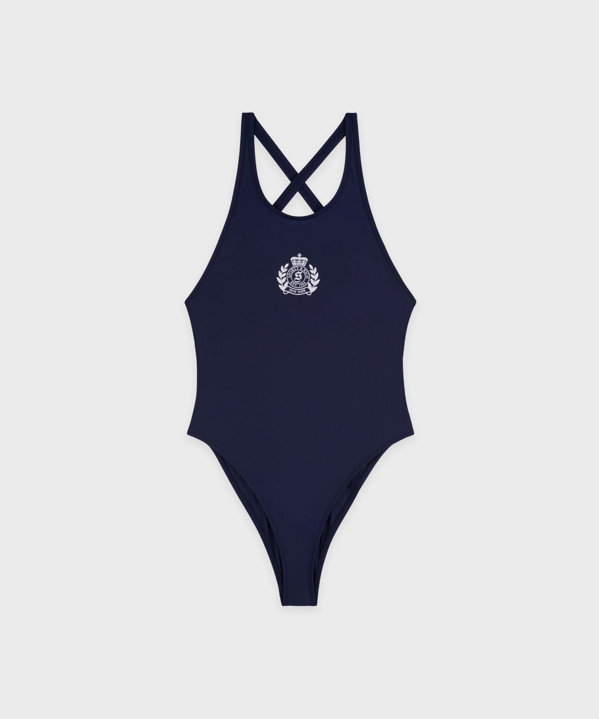 스포티앤리치(SPORTY&RICH) NY 크레스트 원피스 스윔웨어 - 네이비 R263AW8001