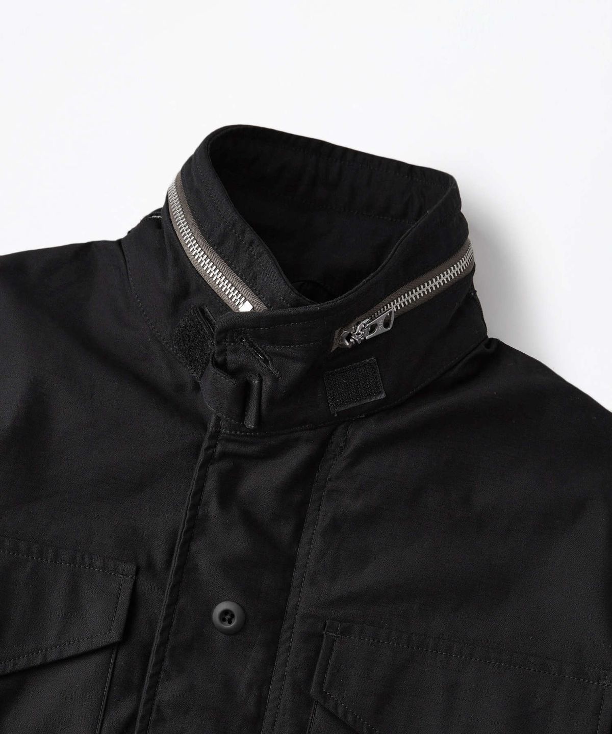 아웃스탠딩(OUTSTANDING) 1ST TYPE M-65 FIELD JACKET_BLACK