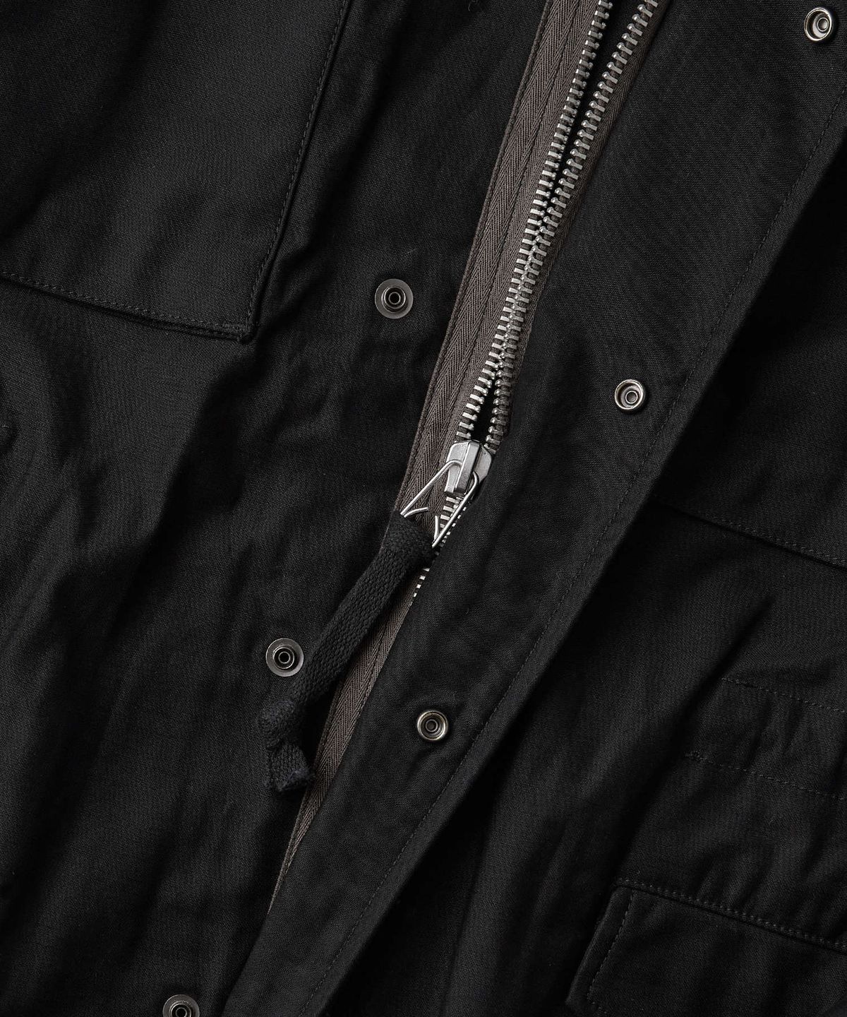 아웃스탠딩(OUTSTANDING) 1ST TYPE M-65 FIELD JACKET_BLACK