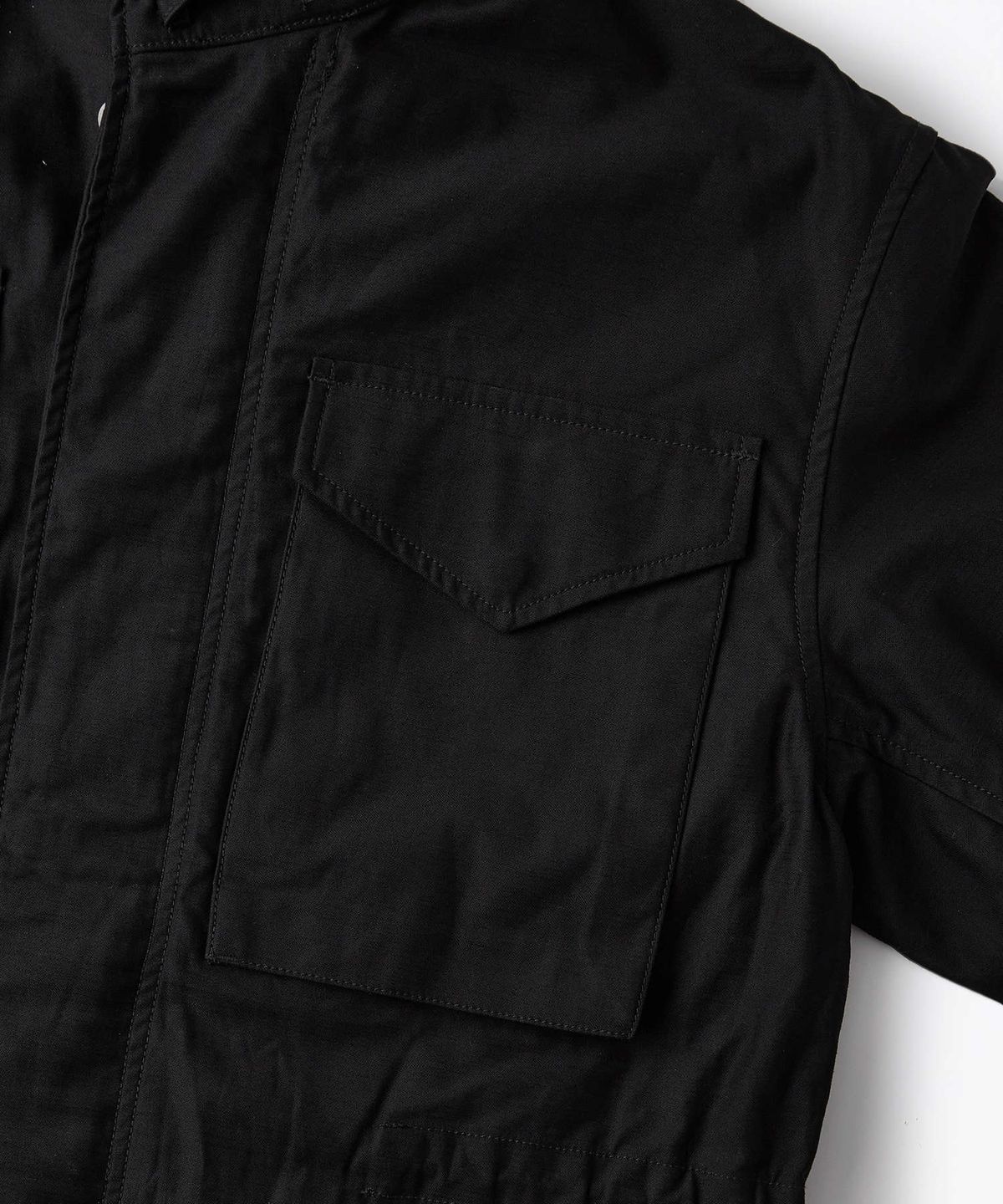 아웃스탠딩(OUTSTANDING) 1ST TYPE M-65 FIELD JACKET_BLACK