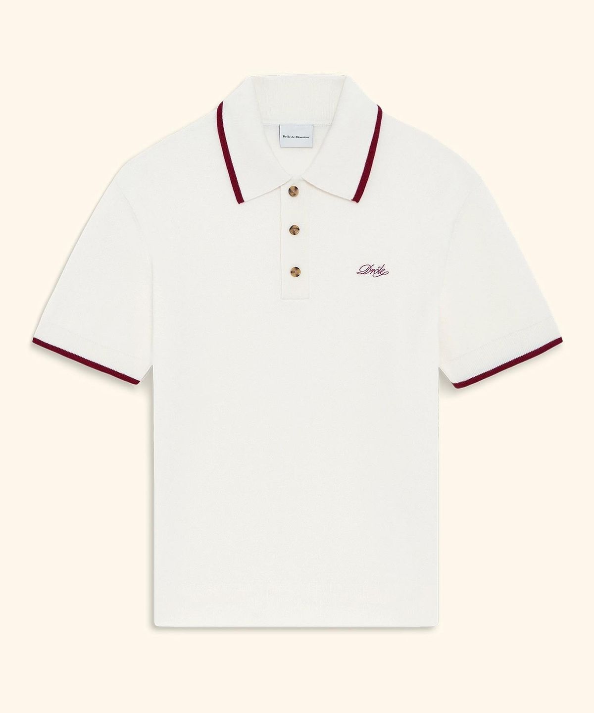 드롤드무슈(DROLE DE MONSIEUR) Drole Polo D0WPA26100WHM