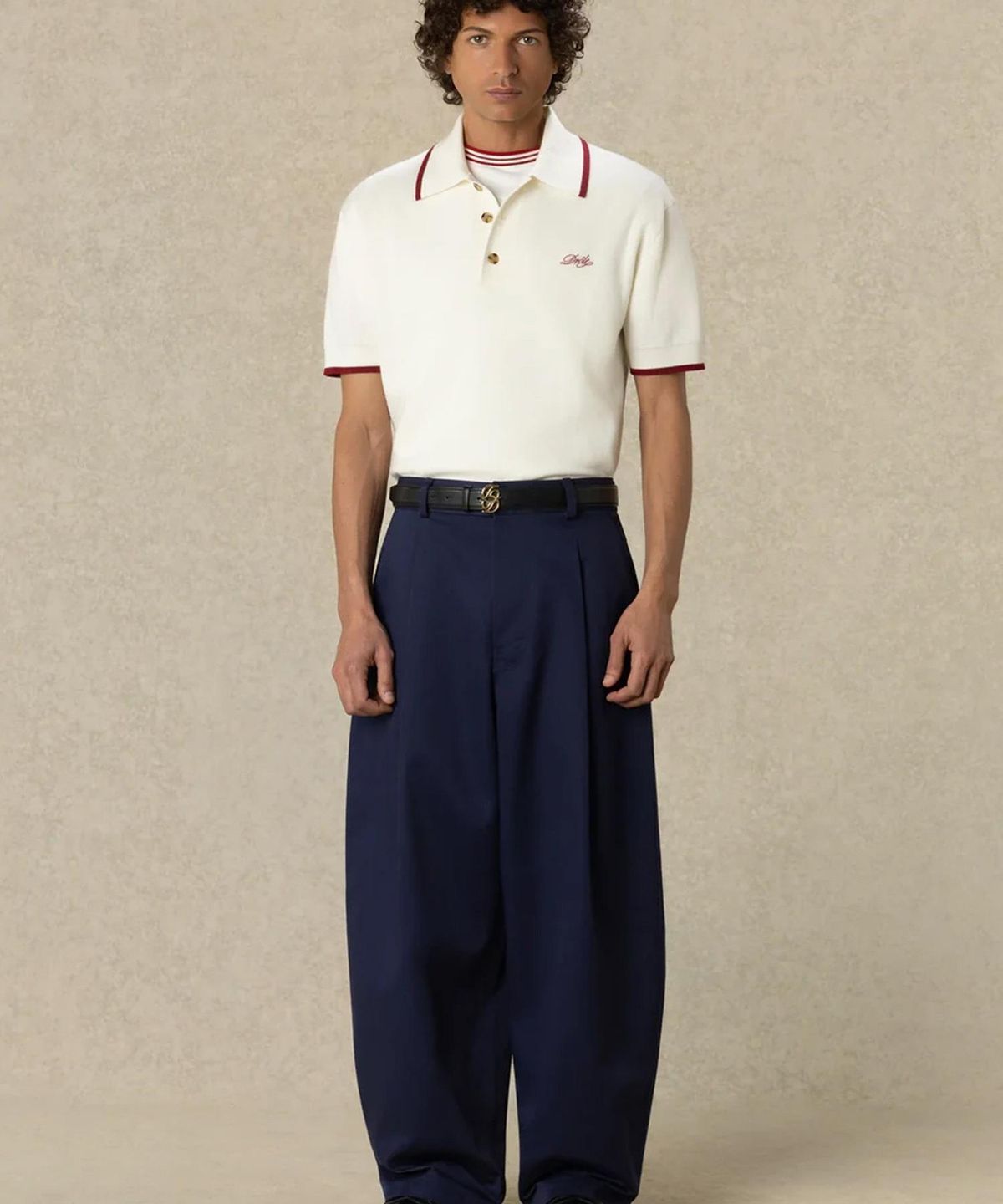 드롤드무슈(DROLE DE MONSIEUR) Drole Polo D0WPA26100WHM
