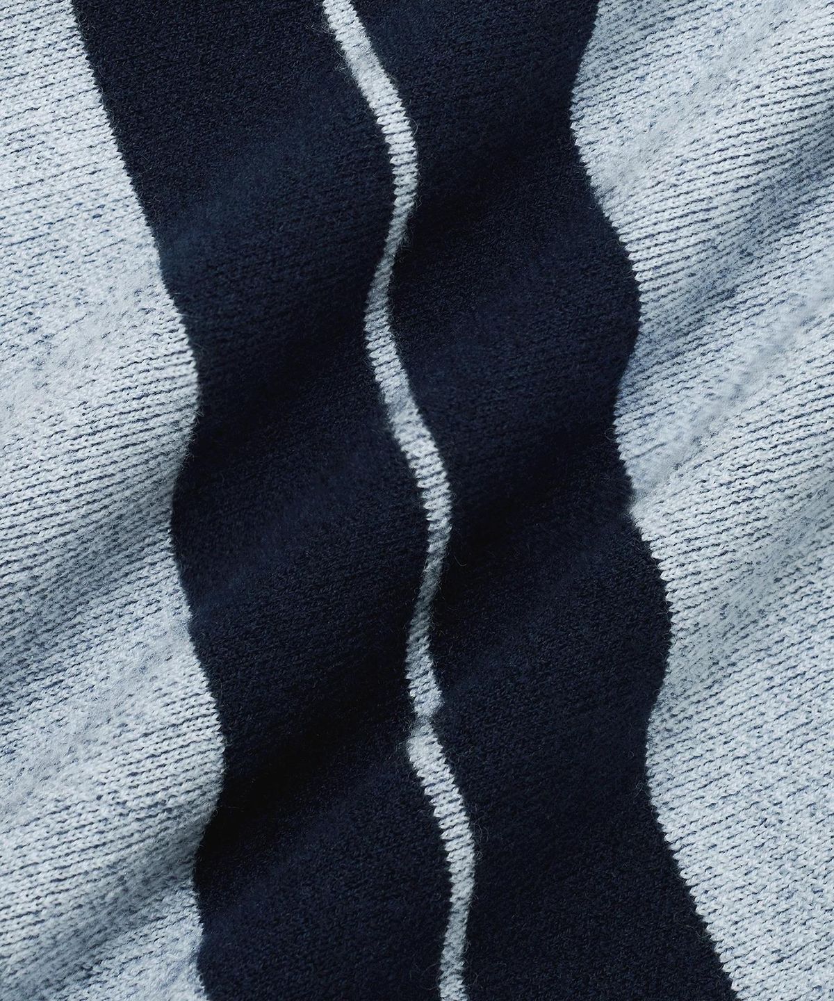 드롤드무슈(DROLE DE MONSIEUR) Striped Zipped Knit Polo D0WPA26102NYX