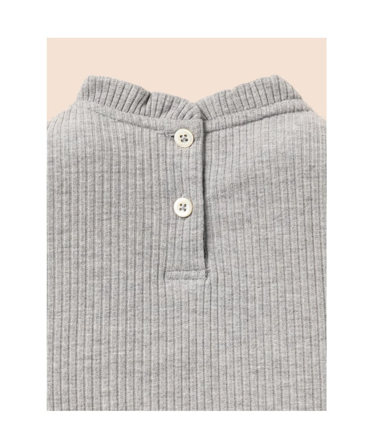 빈폴 키즈(BEANPOLE KIDS) [Essential] 펄골지 소재 여아 티셔츠  라이트 그레이 (BI6841GE12)