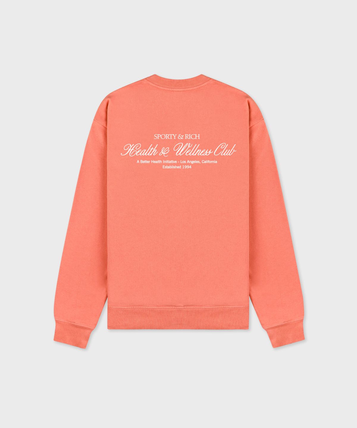 스포티앤리치(SPORTY&RICH) H&W 클럽 크루넥 남여공용 - 플라밍고 R263AUW005