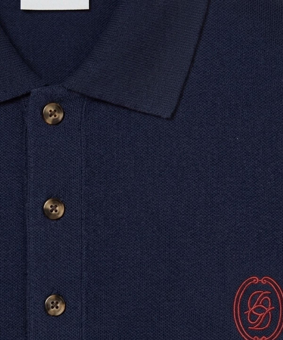 드롤드무슈(DROLE DE MONSIEUR) D Mirror Knit Polo D0WPA26104NYX