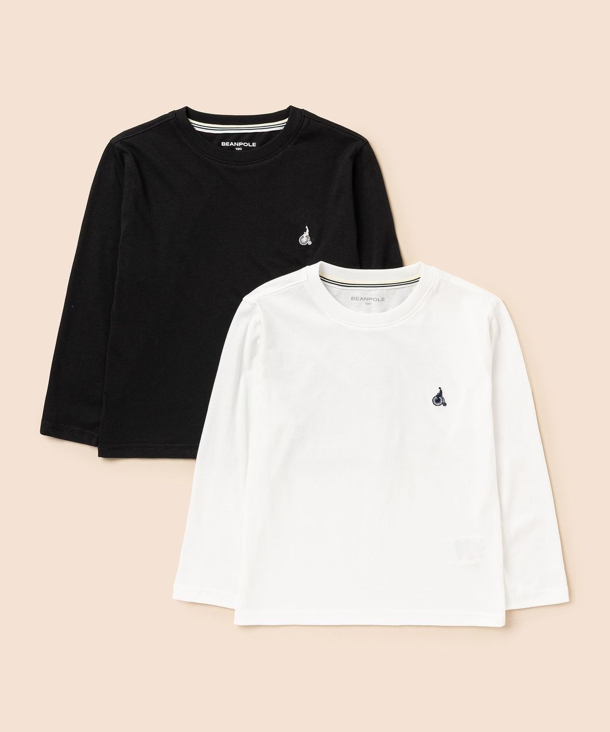 빈폴 키즈(BEANPOLE KIDS) 긴소매 2PACK 세트  화이트 (BI6841U171)