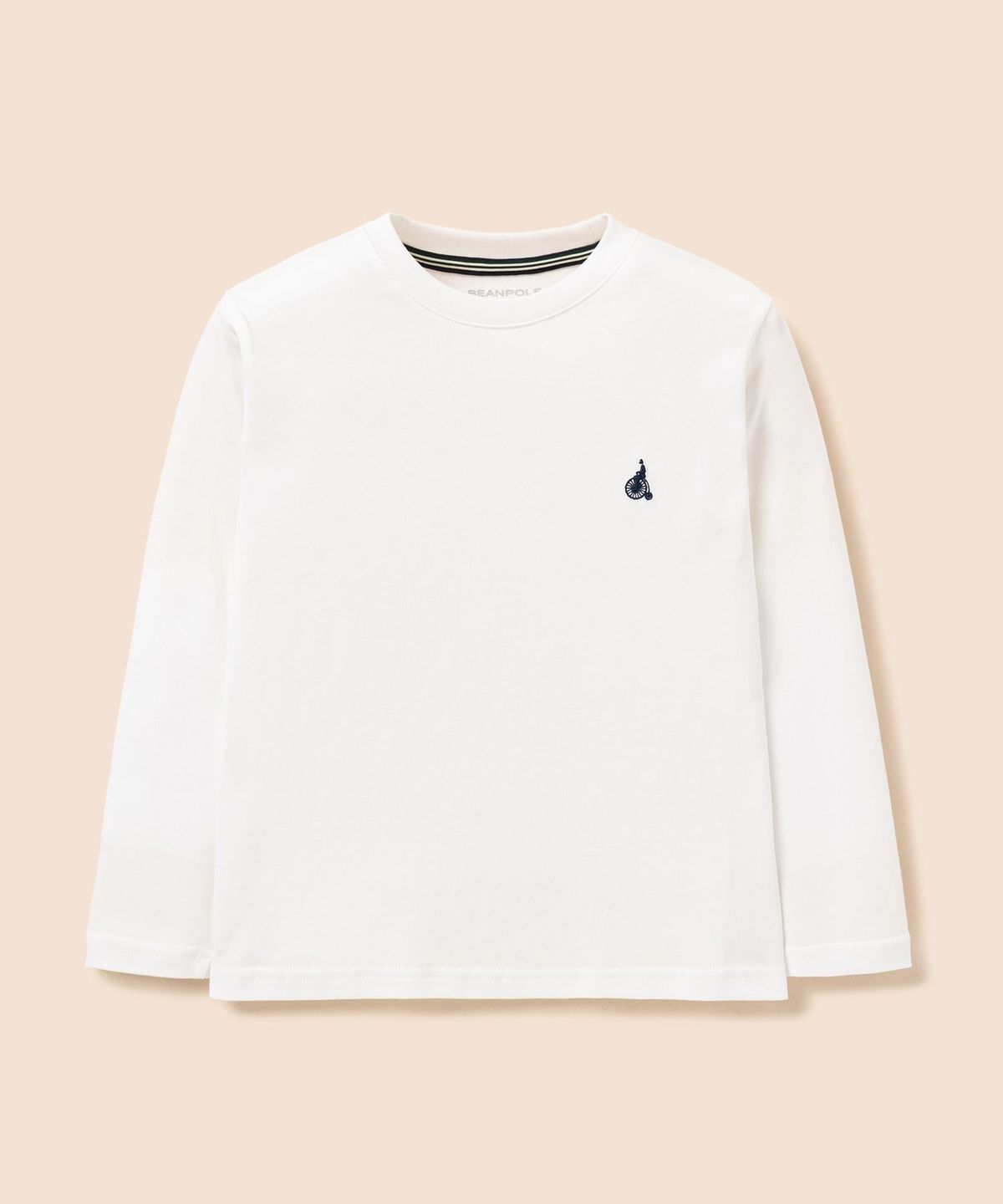빈폴 키즈(BEANPOLE KIDS) [Essential] 수피마 긴소매 티셔츠  화이트 (BI6841UE21)