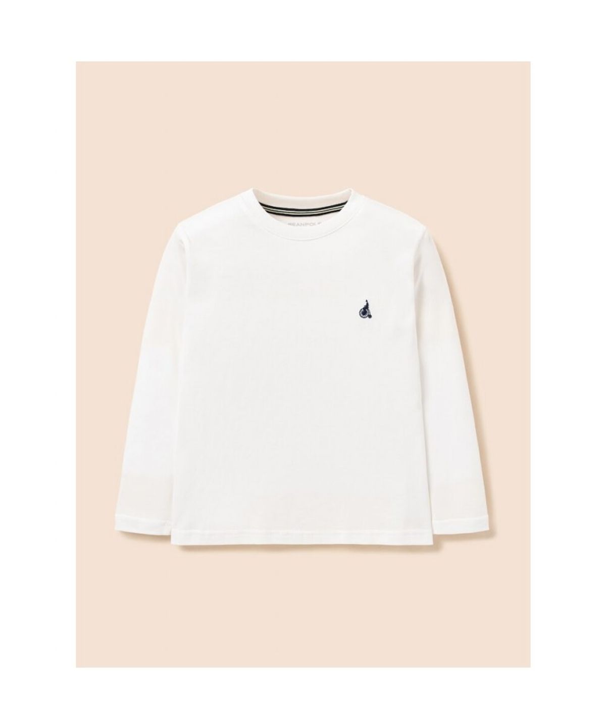 빈폴 키즈(BEANPOLE KIDS) [Essential] 수피마 긴소매 티셔츠  화이트 (BI6841UE21)
