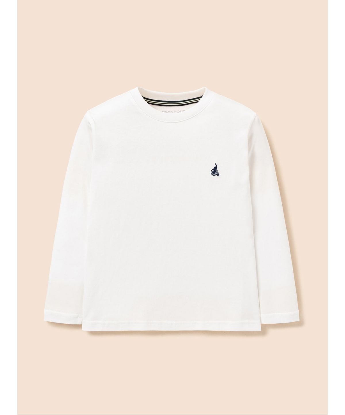 빈폴 키즈(BEANPOLE KIDS) [Essential] 수피마 긴소매 티셔츠  화이트 (BI6841UE21)