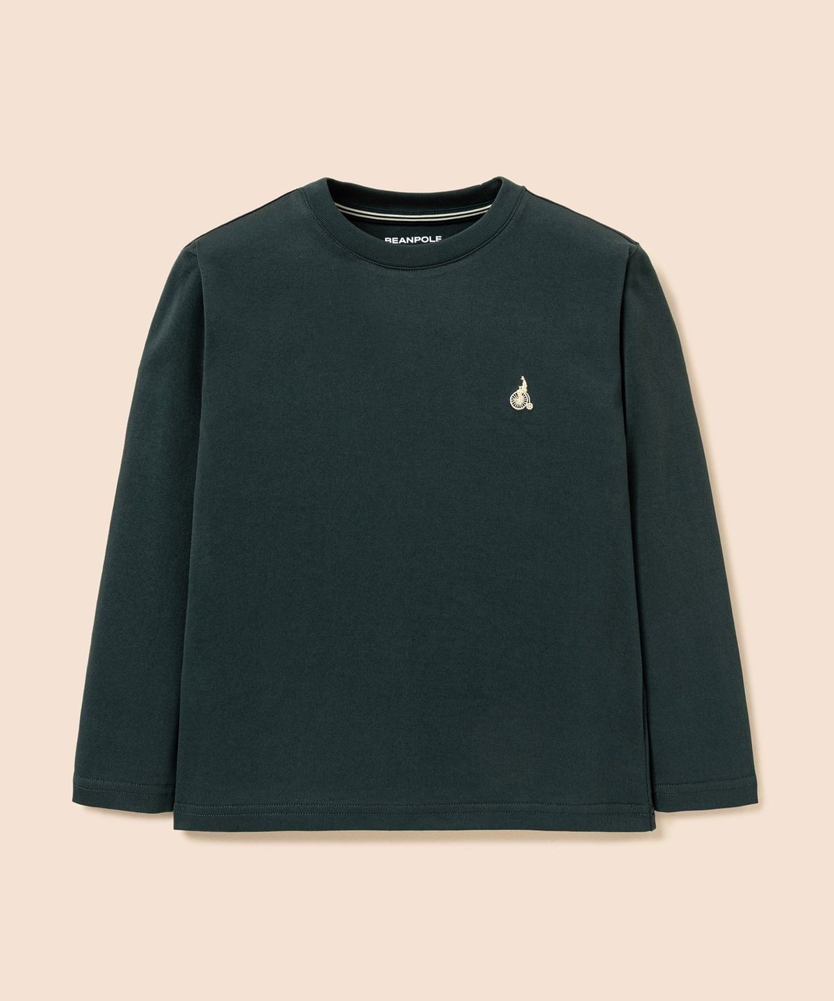 빈폴 키즈(BEANPOLE KIDS) [Essential] 수피마 긴소매 티셔츠  그린 (BI6841UE2M)