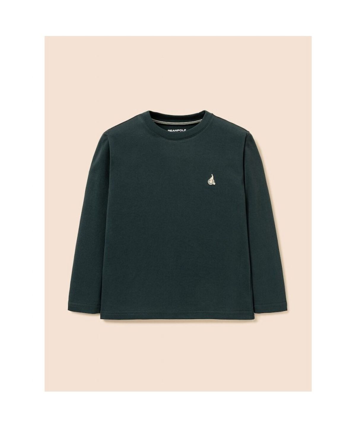 빈폴 키즈(BEANPOLE KIDS) [Essential] 수피마 긴소매 티셔츠  그린 (BI6841UE2M)