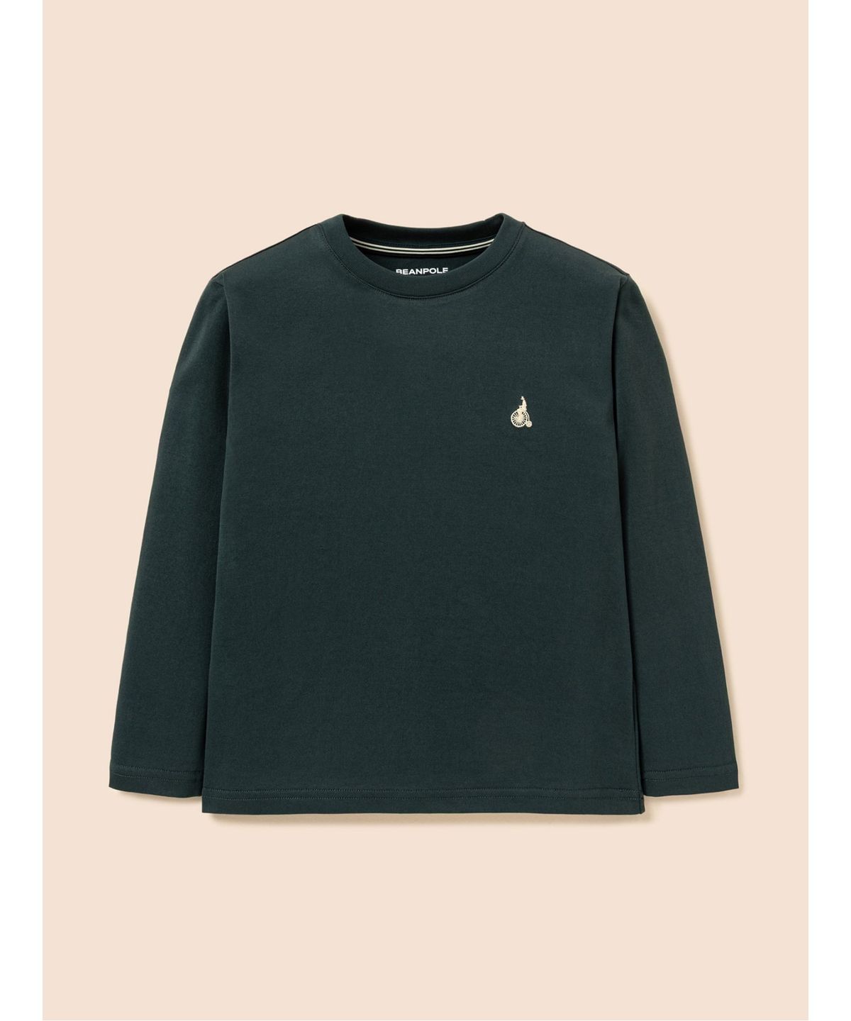 빈폴 키즈(BEANPOLE KIDS) [Essential] 수피마 긴소매 티셔츠  그린 (BI6841UE2M)