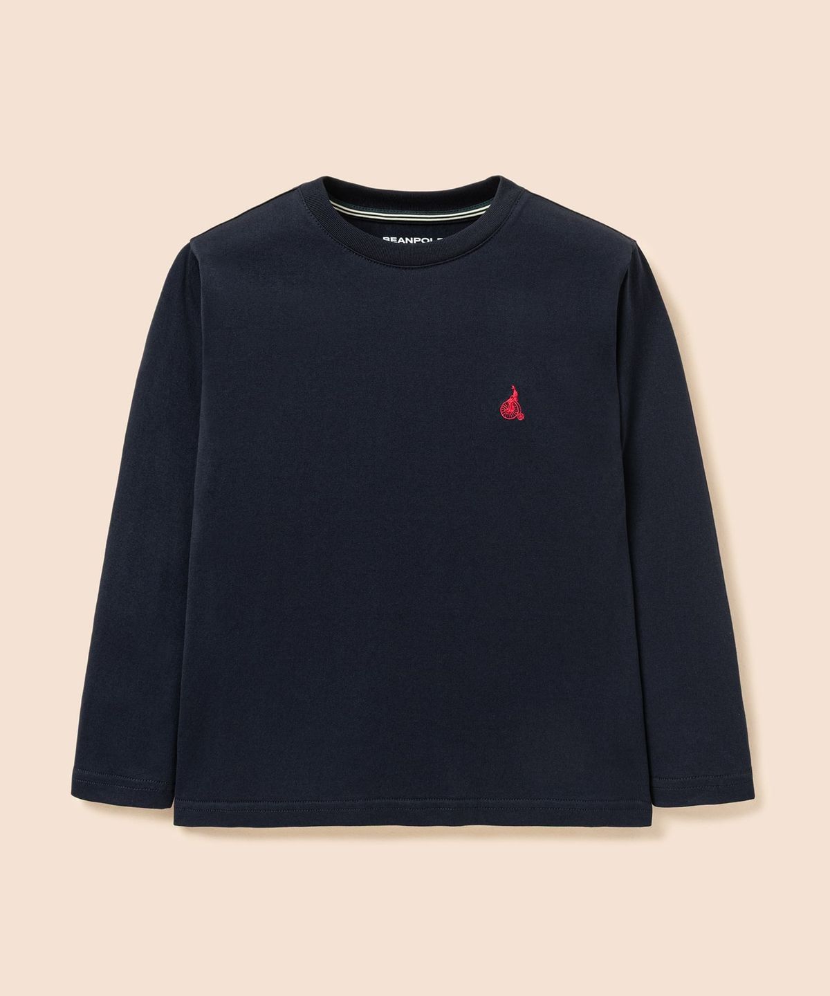 빈폴 키즈(BEANPOLE KIDS) [Essential] 수피마 긴소매 티셔츠  네이비 (BI6841UE2R)