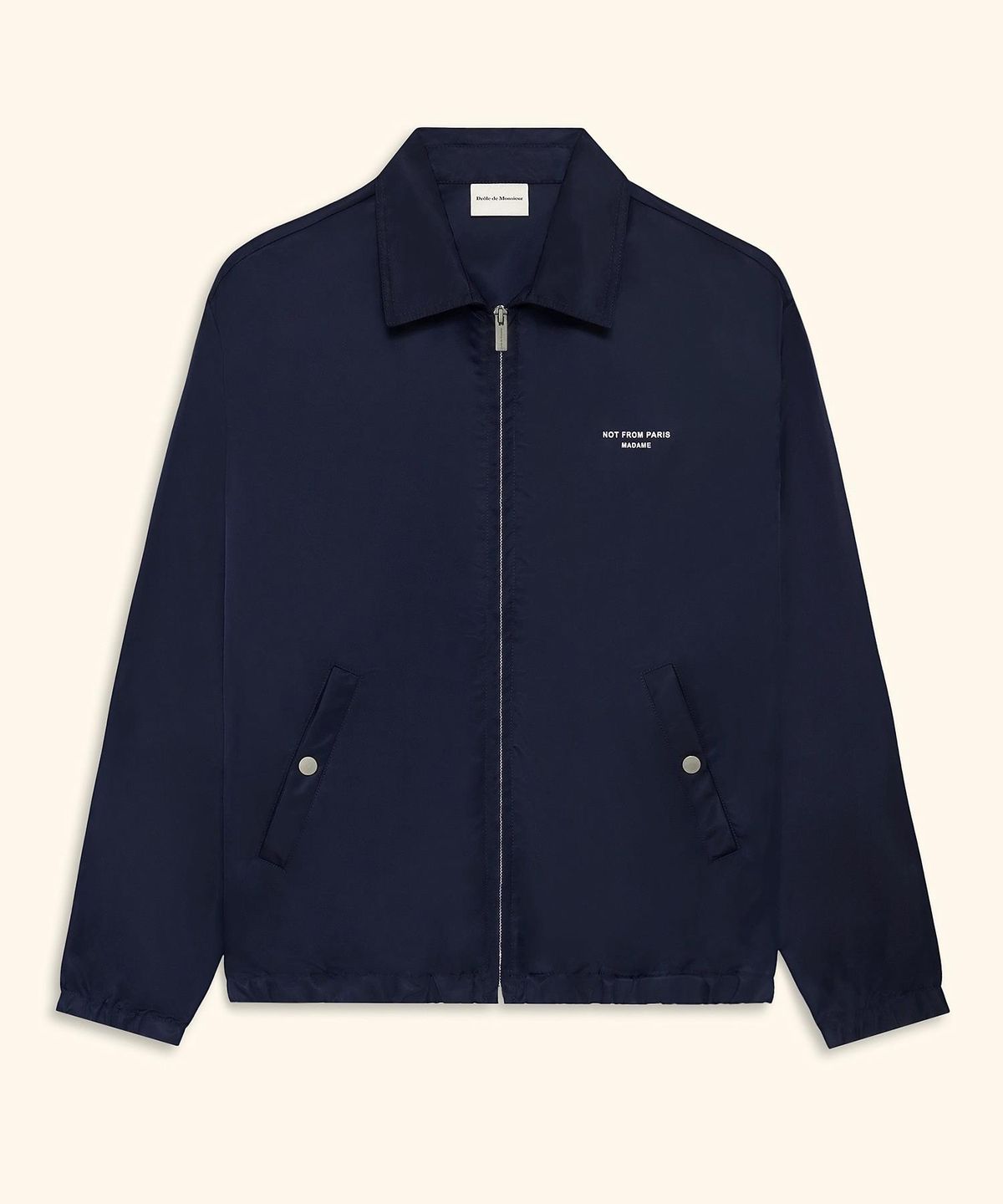 드롤드무슈(DROLE DE MONSIEUR) Slogan Nylon Jacket  D0JAA26004NYX
