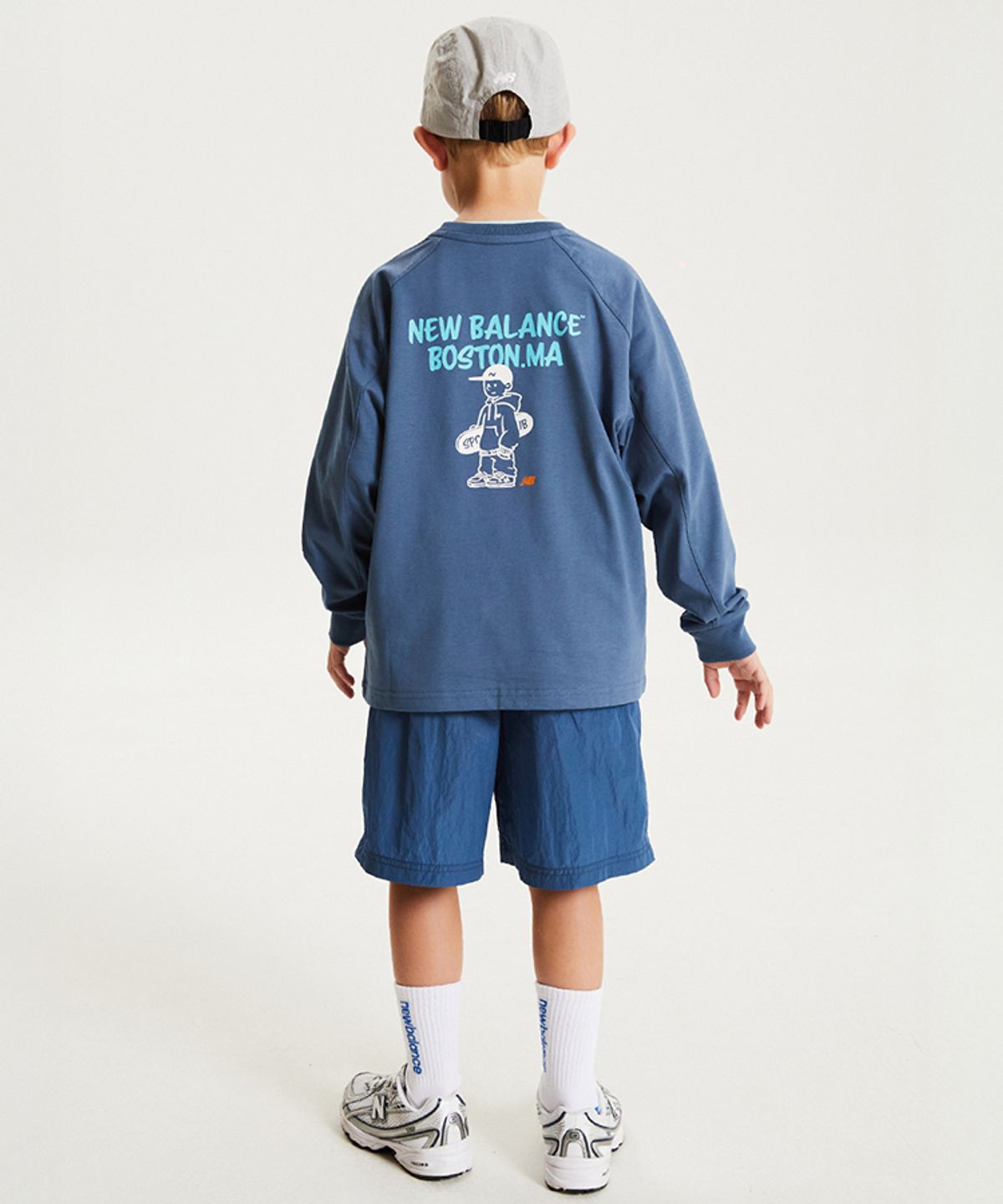 뉴발란스 키즈(NEWBALANCEKIDS) 일러스트 티셔츠 NK9BG4902U52