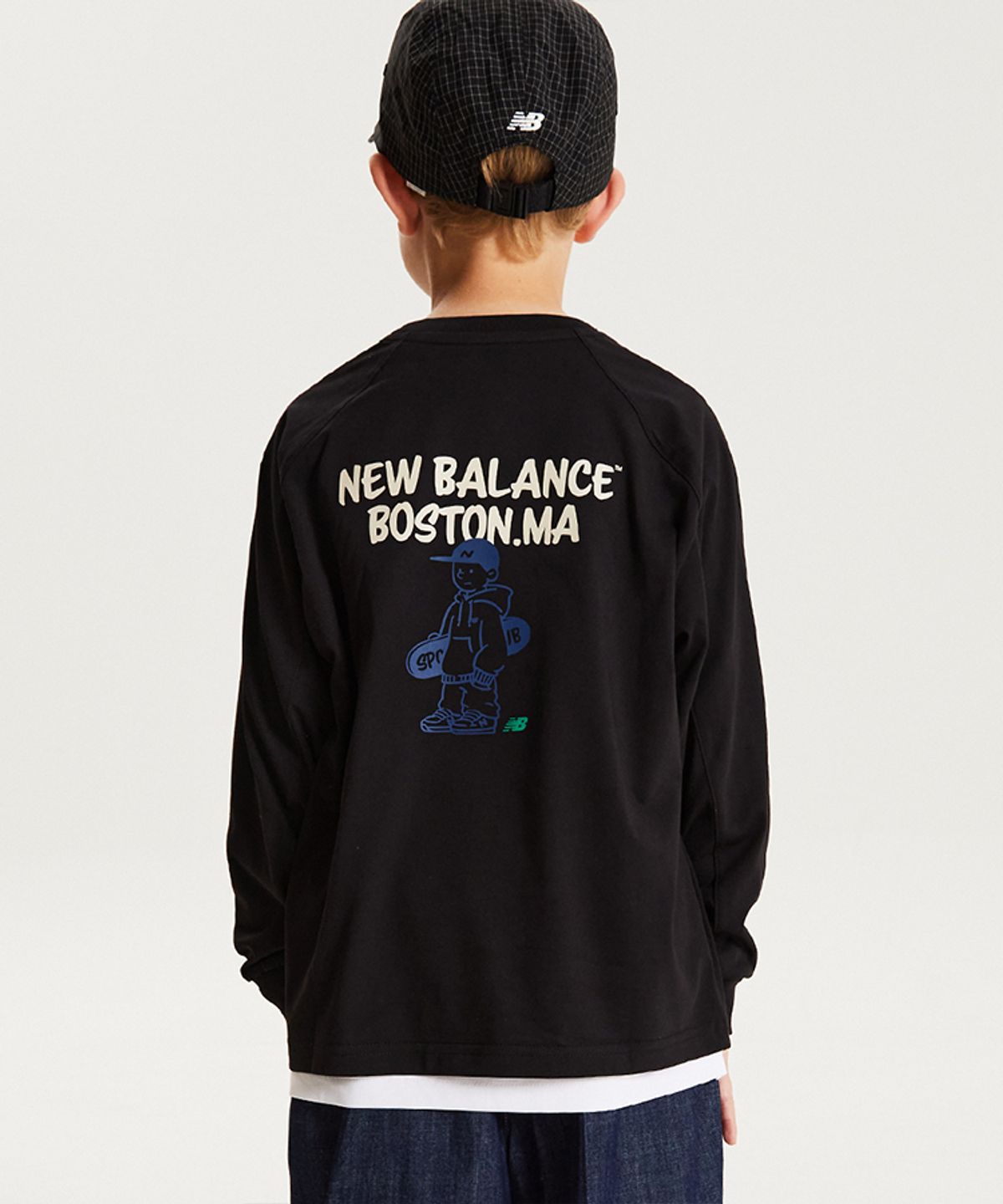 뉴발란스 키즈(NEWBALANCEKIDS) 일러스트 티셔츠 NK9BG4902U19