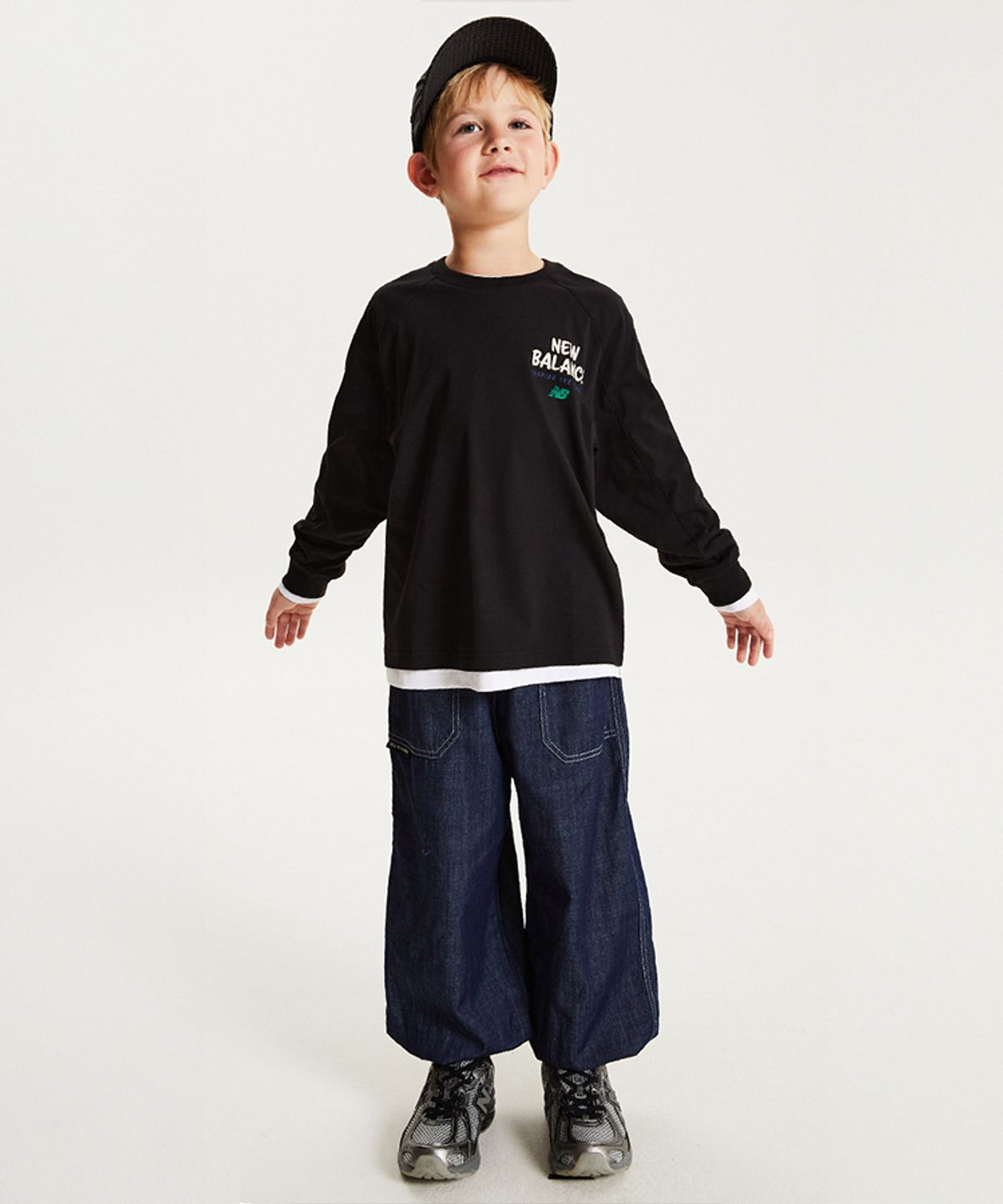 뉴발란스 키즈(NEWBALANCEKIDS) 일러스트 티셔츠 NK9BG4902U19