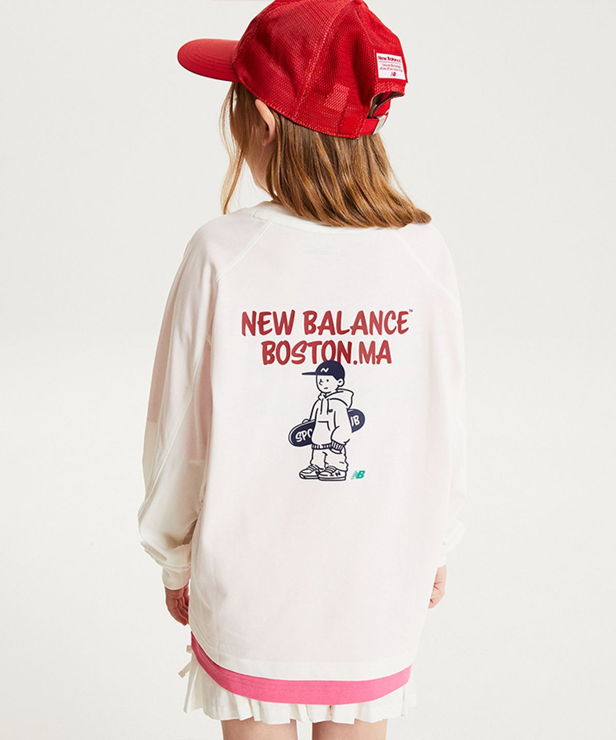 뉴발란스 키즈(NEWBALANCEKIDS) 일러스트 티셔츠 NK9BG4902U39