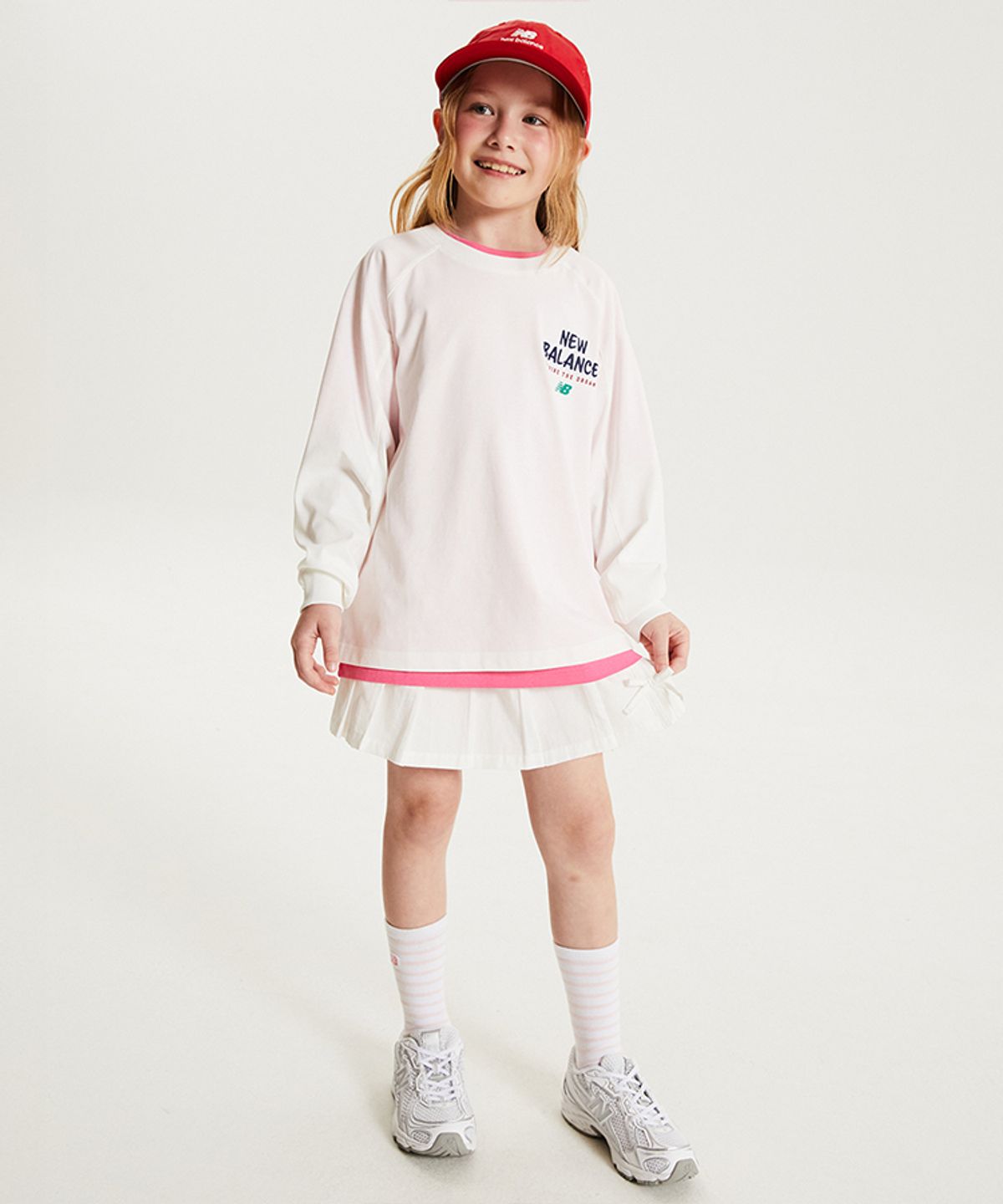 뉴발란스 키즈(NEWBALANCEKIDS) 일러스트 티셔츠 NK9BG4902U39