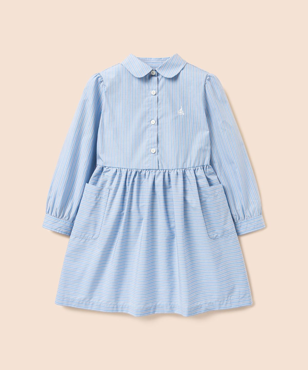 빈폴 키즈(BEANPOLE KIDS) 클래식 스트라이프 원피스  스카이 블루 (BI6871G02Q)