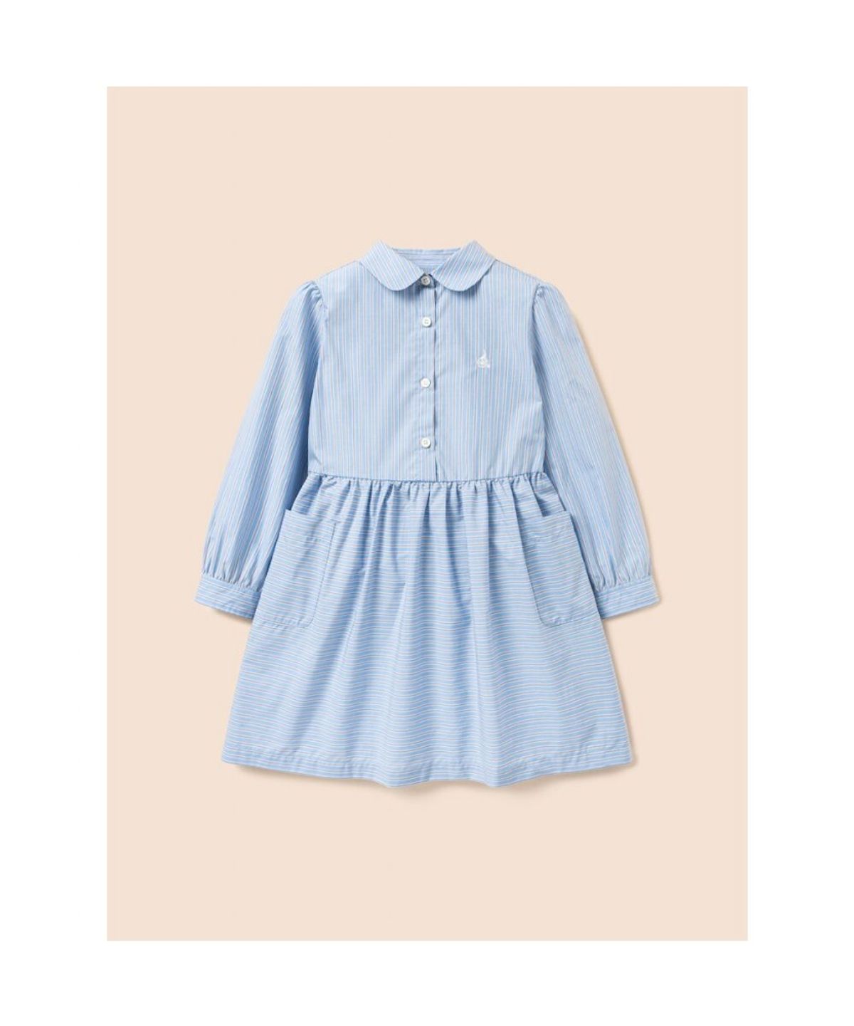 빈폴 키즈(BEANPOLE KIDS) 클래식 스트라이프 원피스  스카이 블루 (BI6871G02Q)