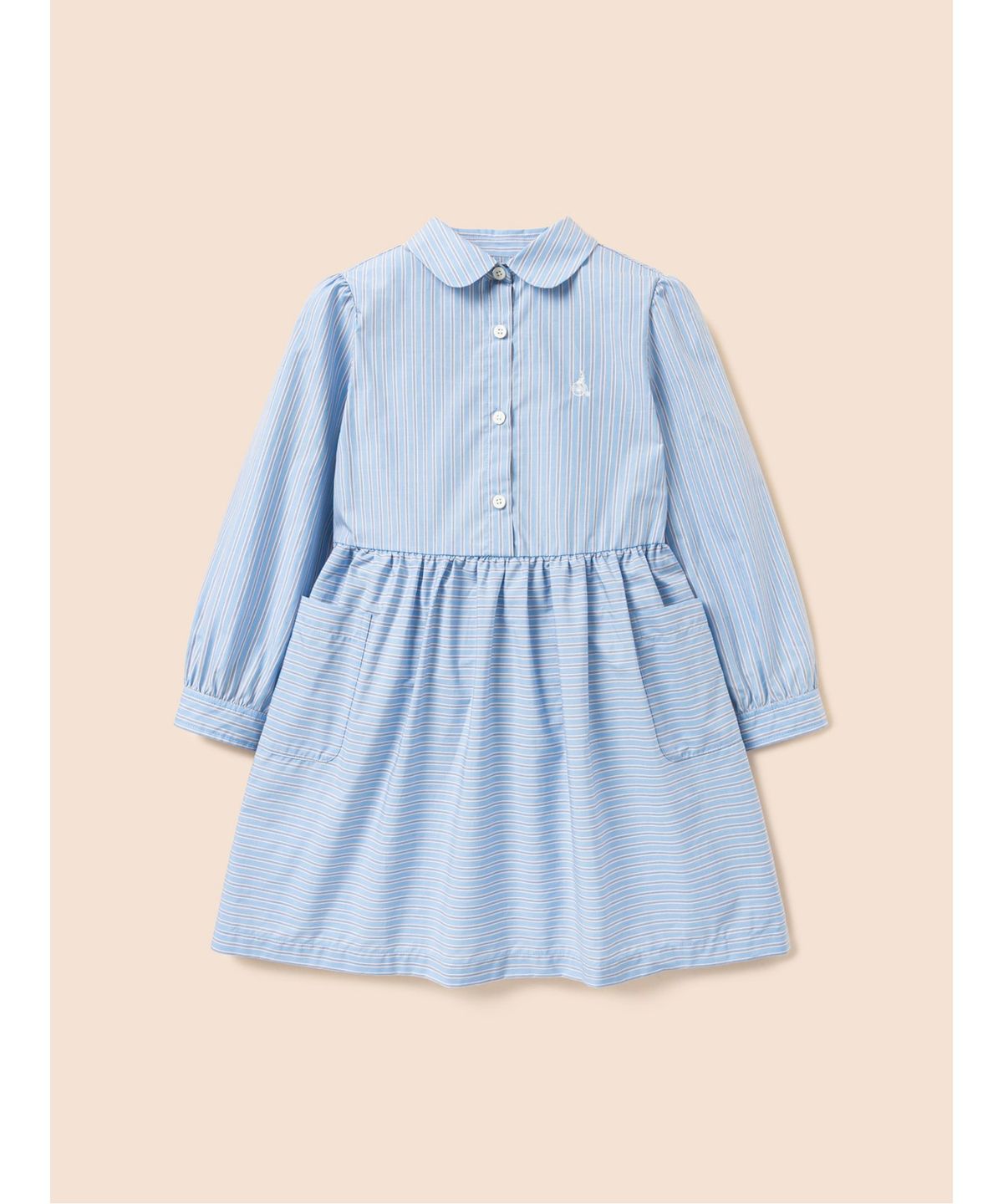 빈폴 키즈(BEANPOLE KIDS) 클래식 스트라이프 원피스  스카이 블루 (BI6871G02Q)