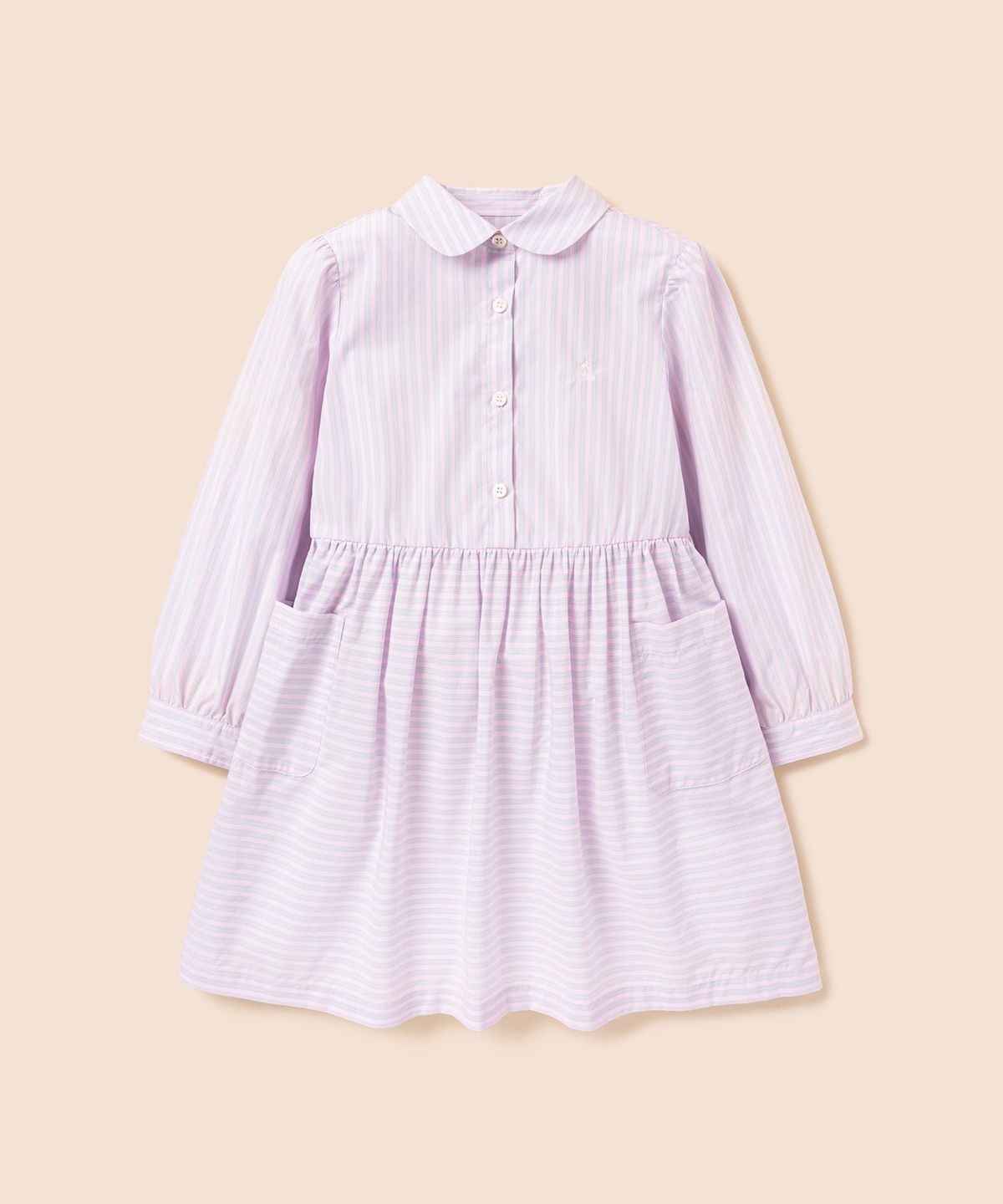 빈폴 키즈(BEANPOLE KIDS) 클래식 스트라이프 원피스  라이트 핑크 (BI6871G02Y)
