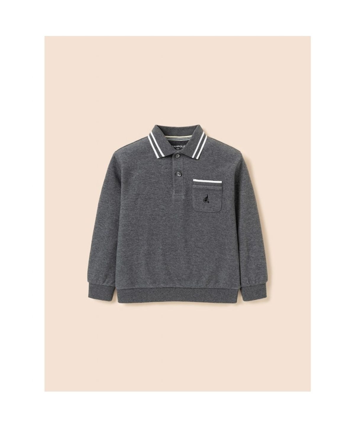 빈폴 키즈(BEANPOLE KIDS) 클래식 티칼라 스웻세트  애쉬 (BI6841U034)