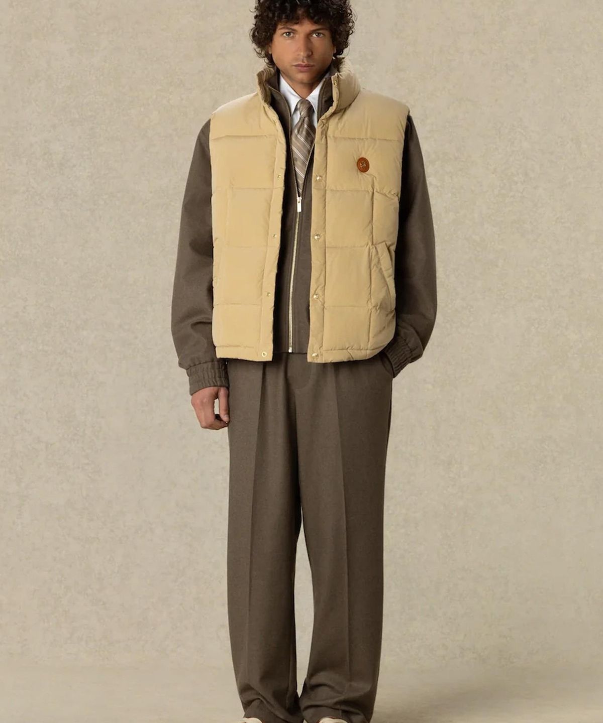 드롤드무슈(DROLE DE MONSIEUR) D Mirror Sleeveless Down Vest D0VDA26100BEL