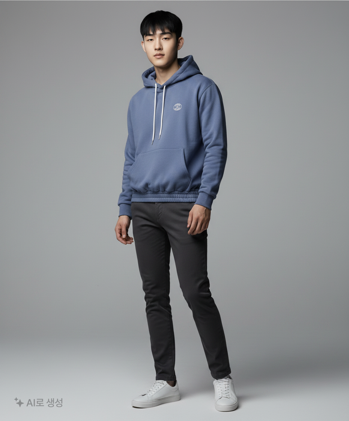 아트 오브 필드(ART OF FIELD) ESNTIAL HOODIE - PALE BLUE M
