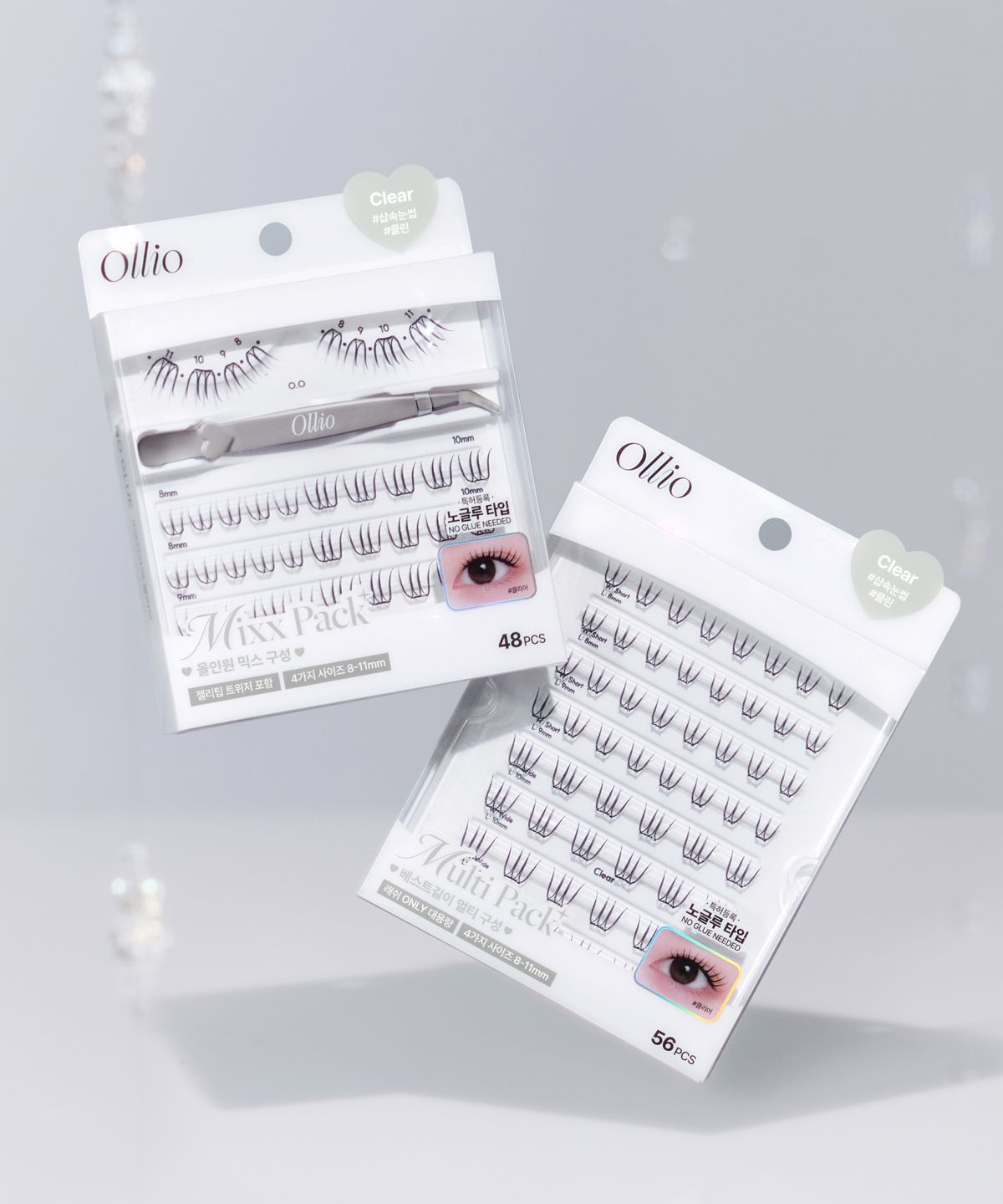 올리오(OLLIO) 올리오 노글루 속눈썹 멀티팩 플러스