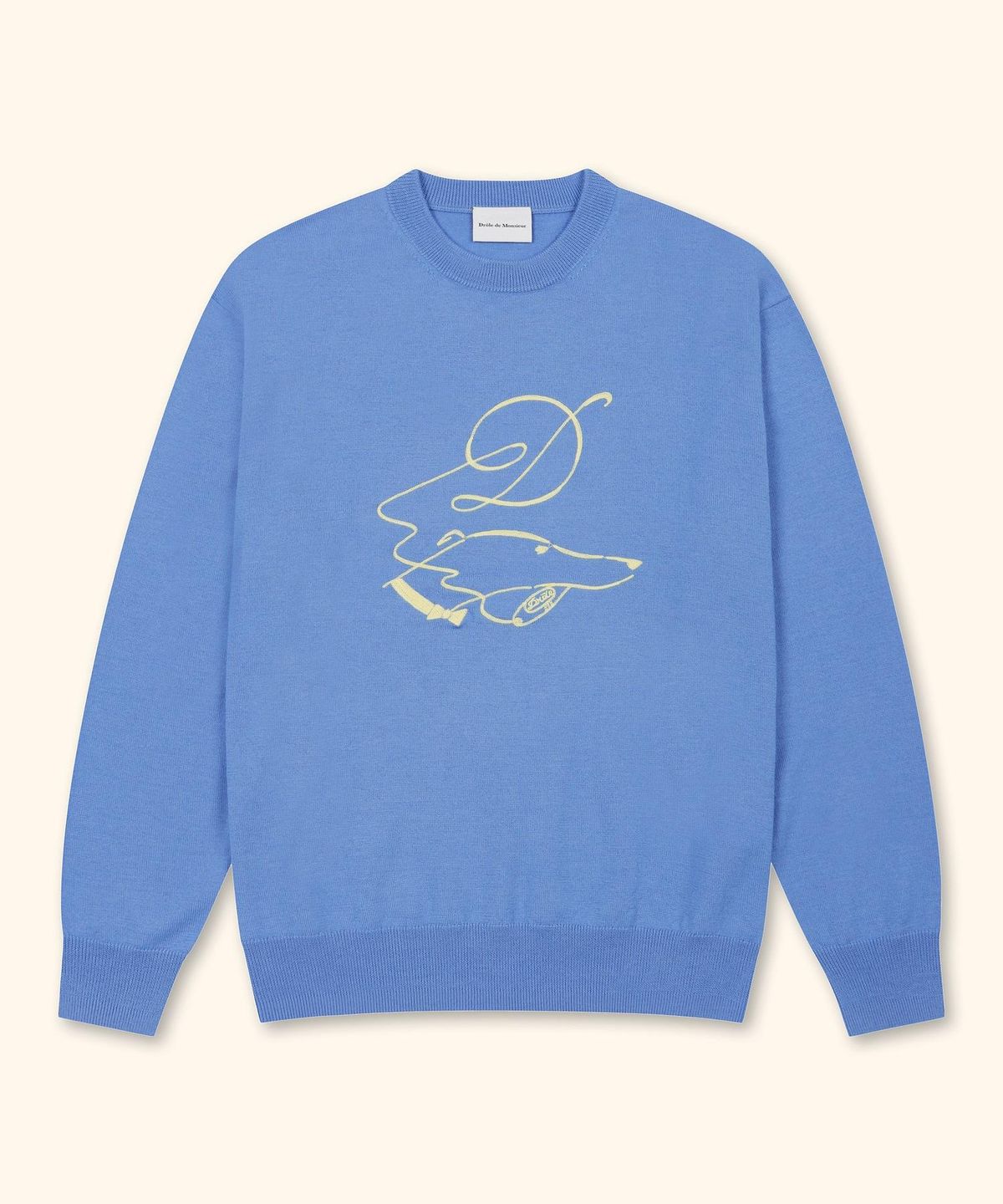 드롤드무슈(DROLE DE MONSIEUR) Dandy Dog Knit Sweater D0WAA26100BUX