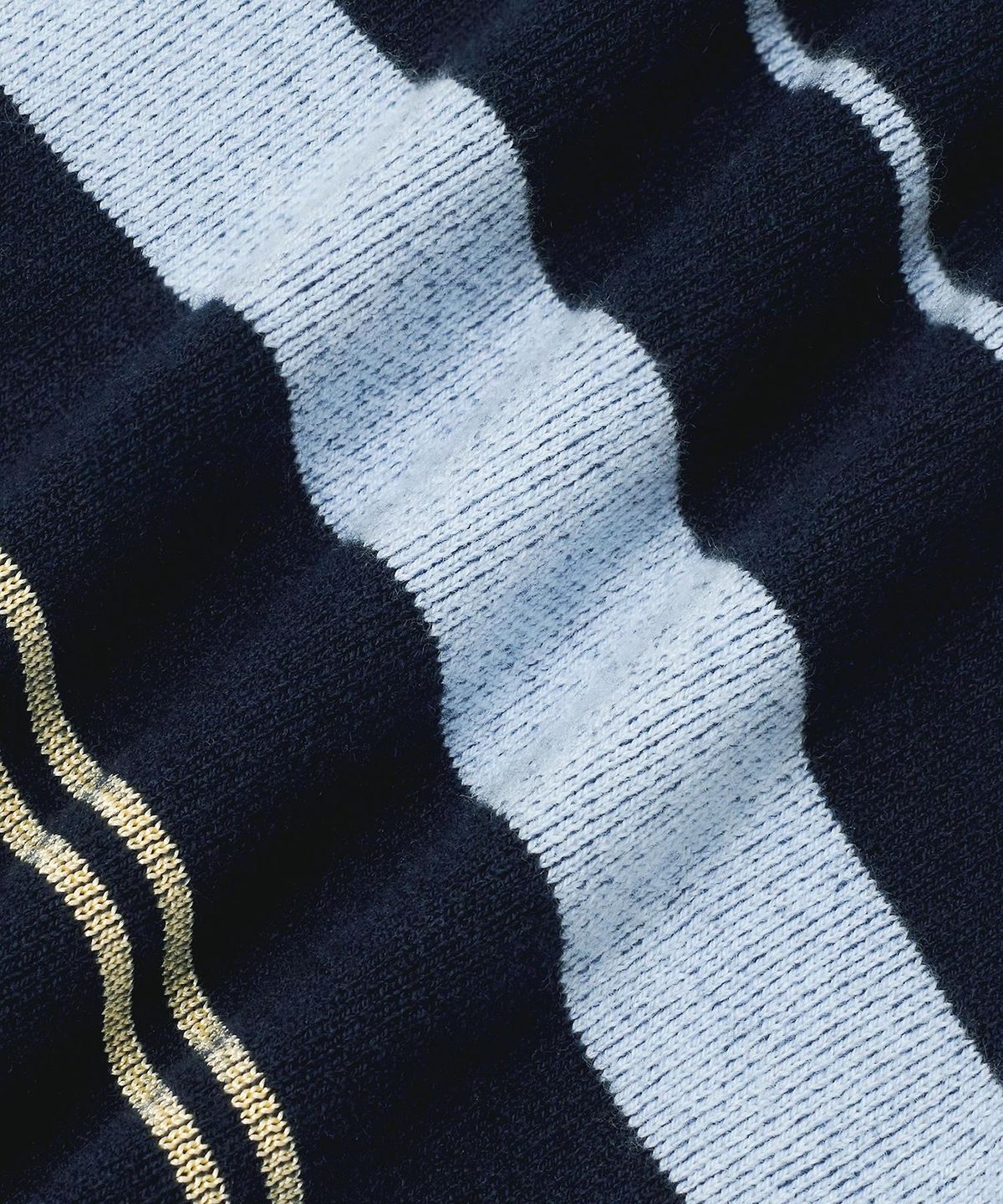 드롤드무슈(DROLE DE MONSIEUR) Striped Zipped Knit Jacket D0WCA26101NYX